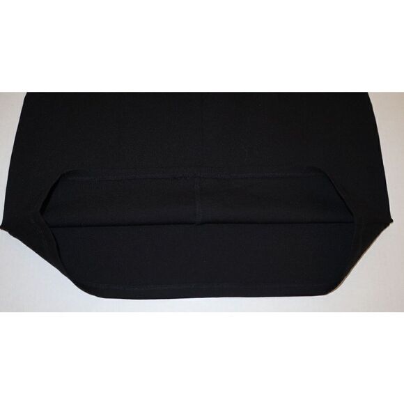 Socialite Women's Sz XL Black Asymmetric Cut Out Ponte Bodycon Mini Dress - Picture 5 of 9